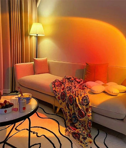 Desidiya 16‑Color LED Night Light Sunset Lamp