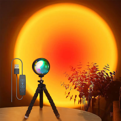 Desidiya 16‑Color LED Night Light Sunset Lamp