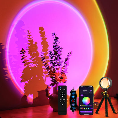 Desidiya 16‑Color LED Night Light Sunset Lamp